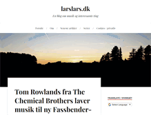 Tablet Screenshot of larslars.dk
